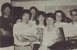 Groupe funk P.A. Tremblay band, 1986.